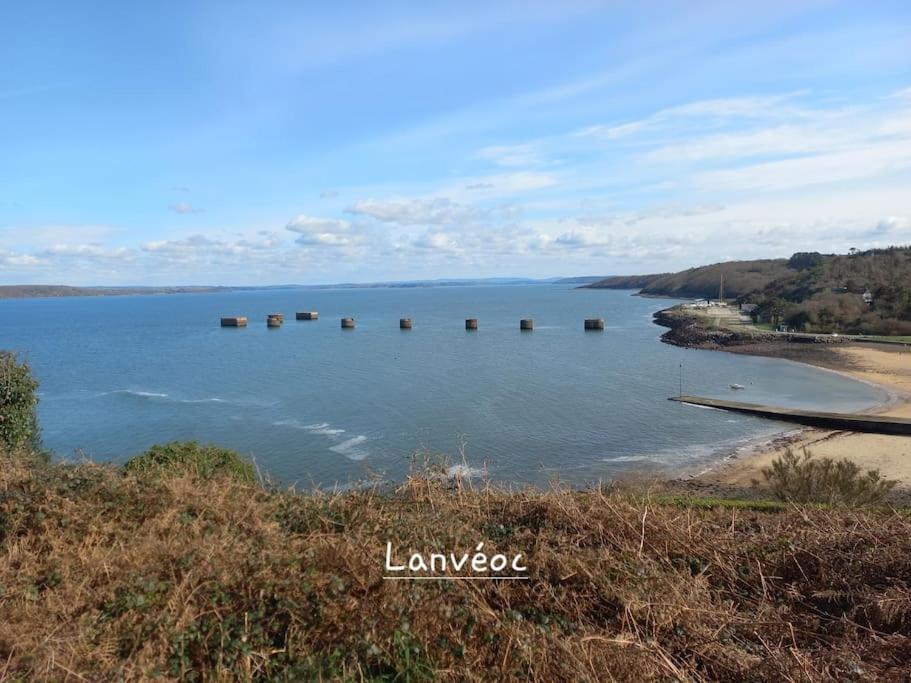 Presqu'Ile De Crozon - Proche Voie Verte Et Plage Lanvéoc Exterior foto